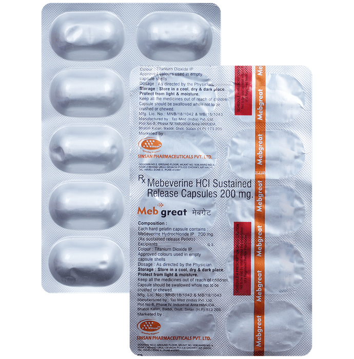 Mebgreat 200mg Capsule