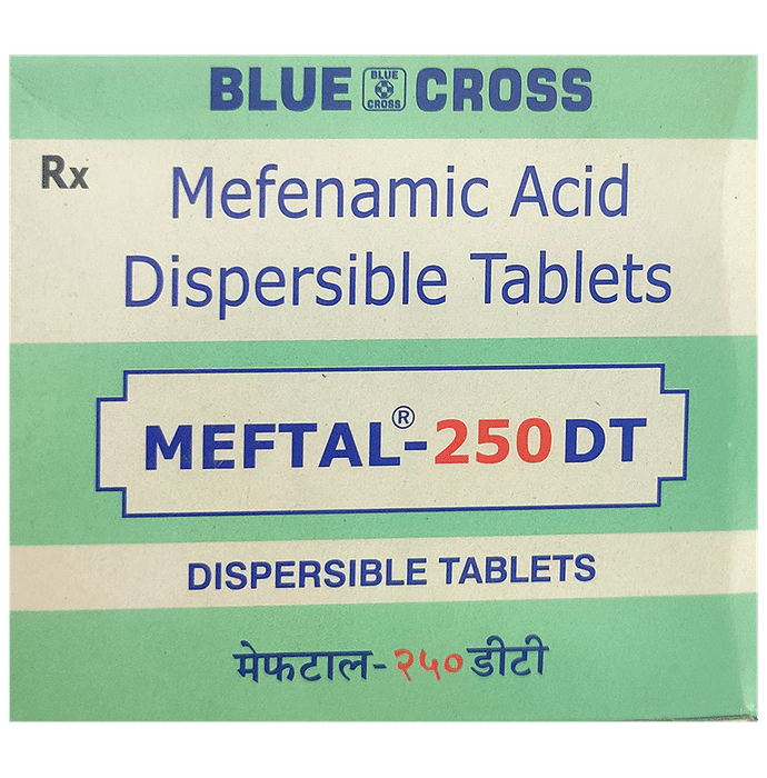 Meftal 250mg Tablet DT