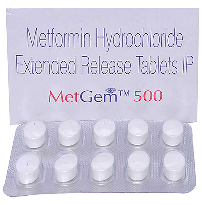Metgem 500 Tablet ER