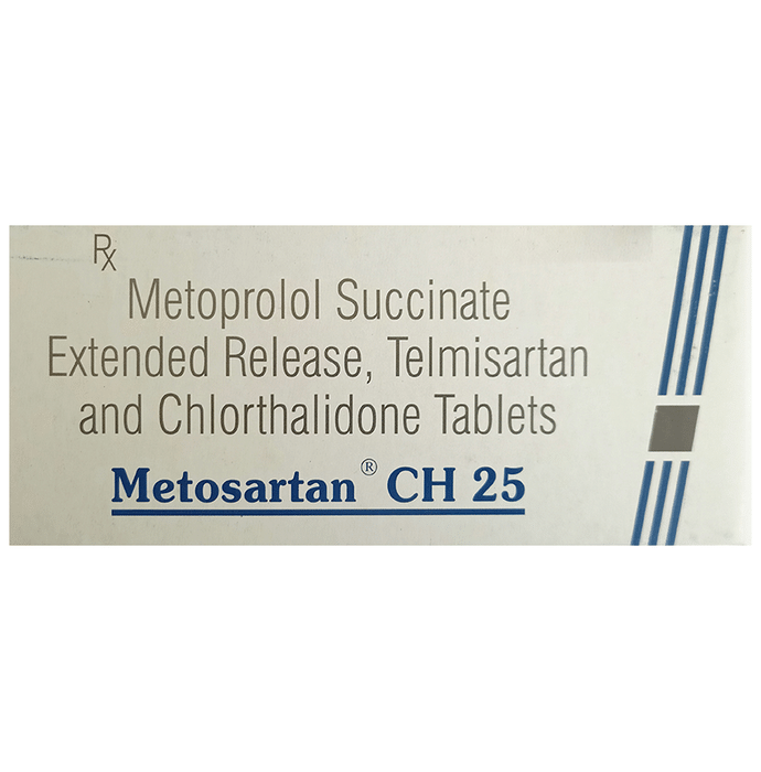 Metosartan CH 25 Tablet ER
