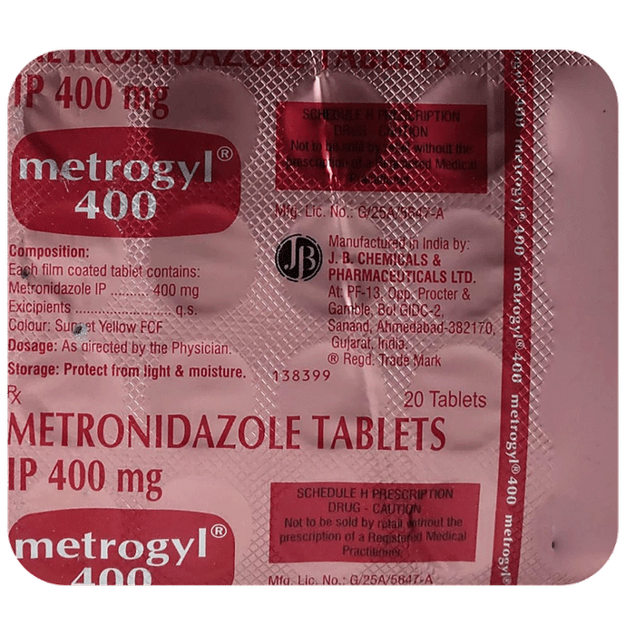 Metrogyl 400 Tablet