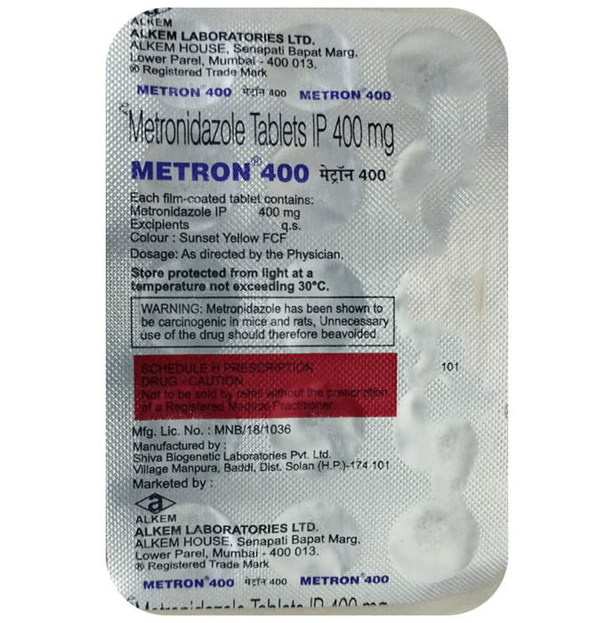 Metron 400mg Tablet