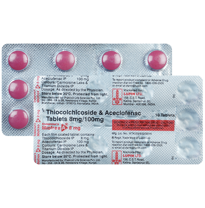 Miofree A 8mg Tablet