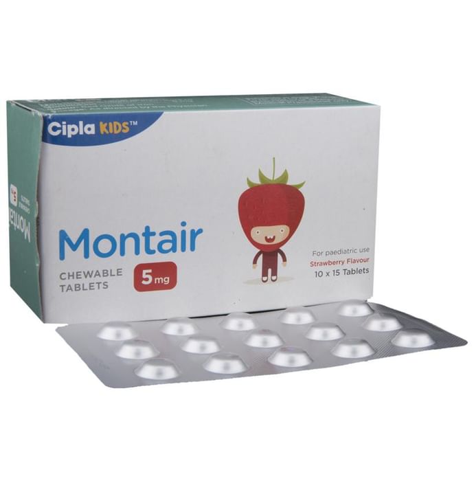 Montair 5mg Chewable Tablet Strawberry