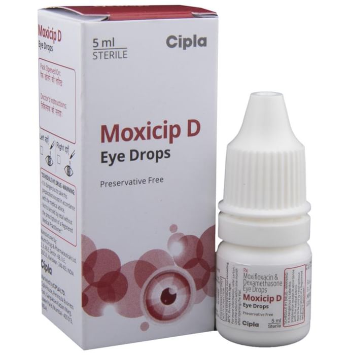 Moxicip D Eye Drop