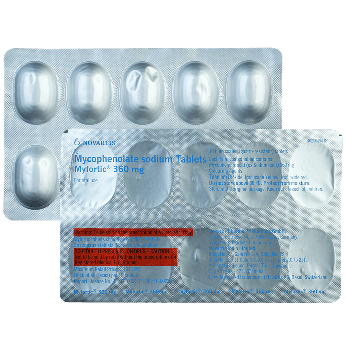 Myfortic 360mg Tablet