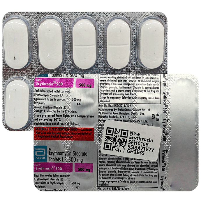 New Erythrocin 500 Tablet