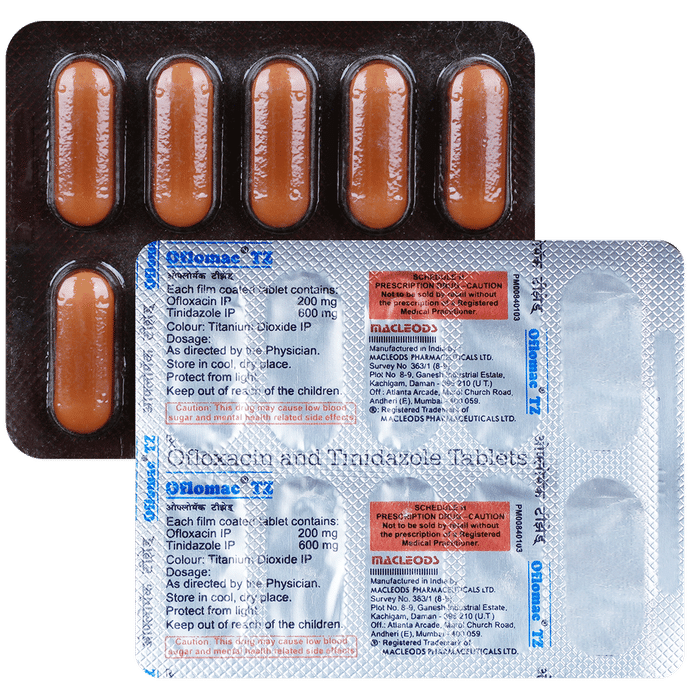 Oflomac TZ 200 mg/600 mg Tablet