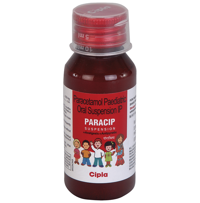 Paracip Suspension 60ml for Fever & Pain Management