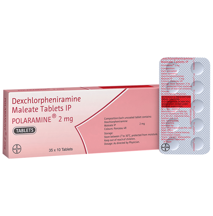 Polaramine 2mg Tablet