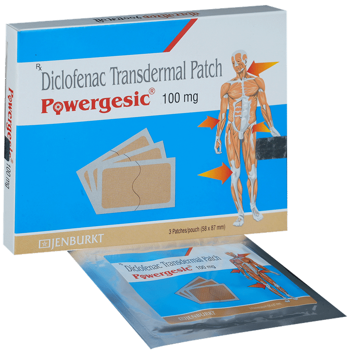 Powergesic 100mg Transdermal Patch