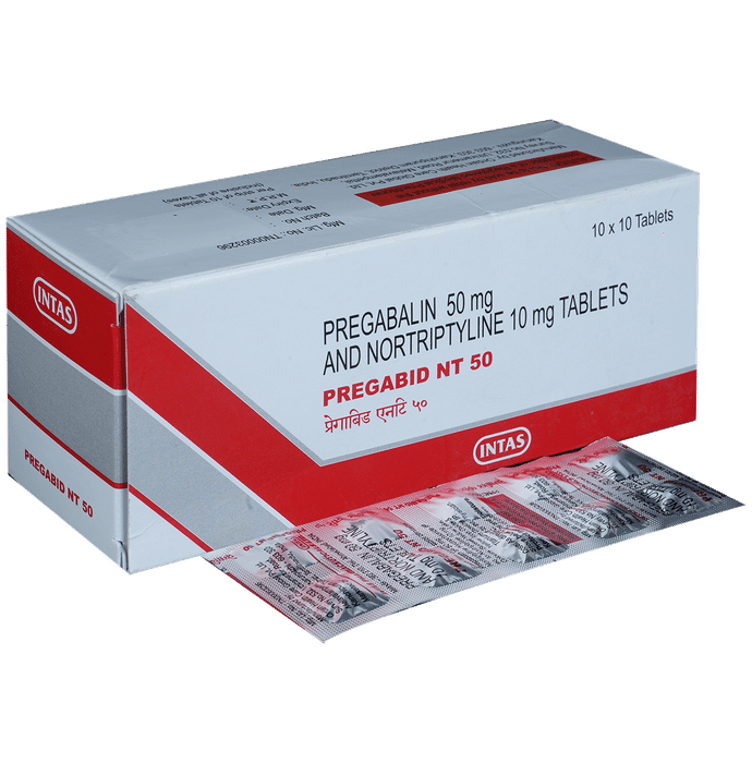 Pregabid NT 50mg/10mg Tablet
