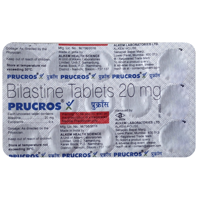 Prucros 20mg Tablet