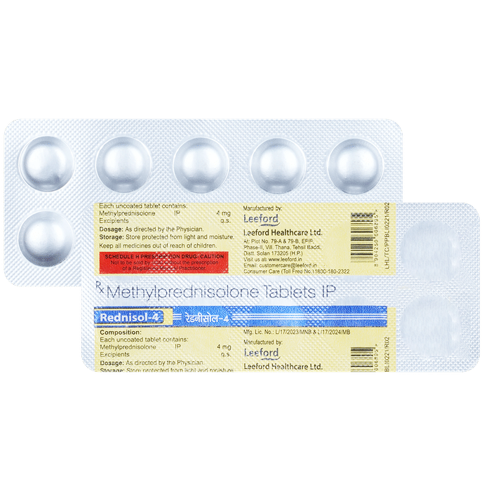 Rednisol 4 Tablet