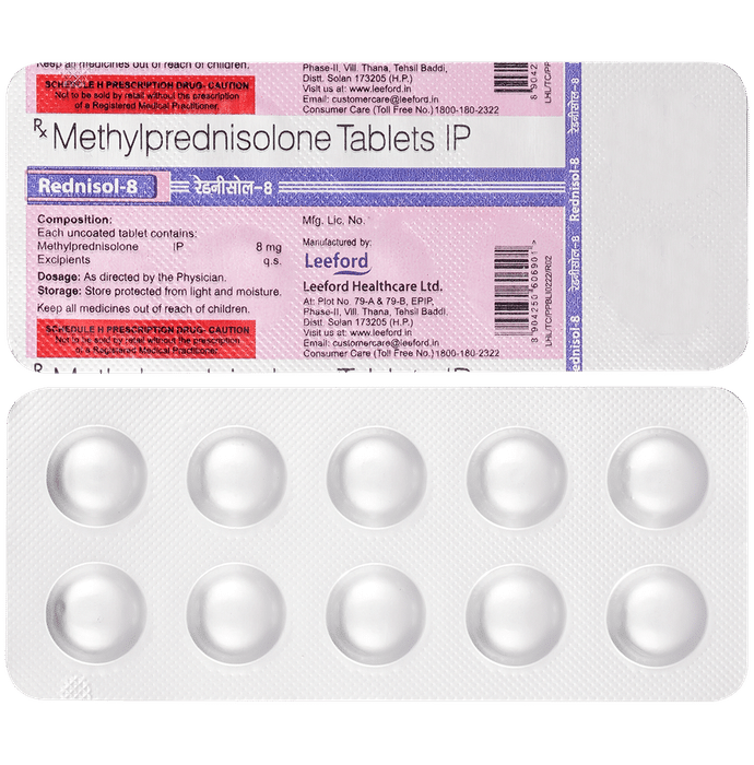Rednisol 8 Tablet