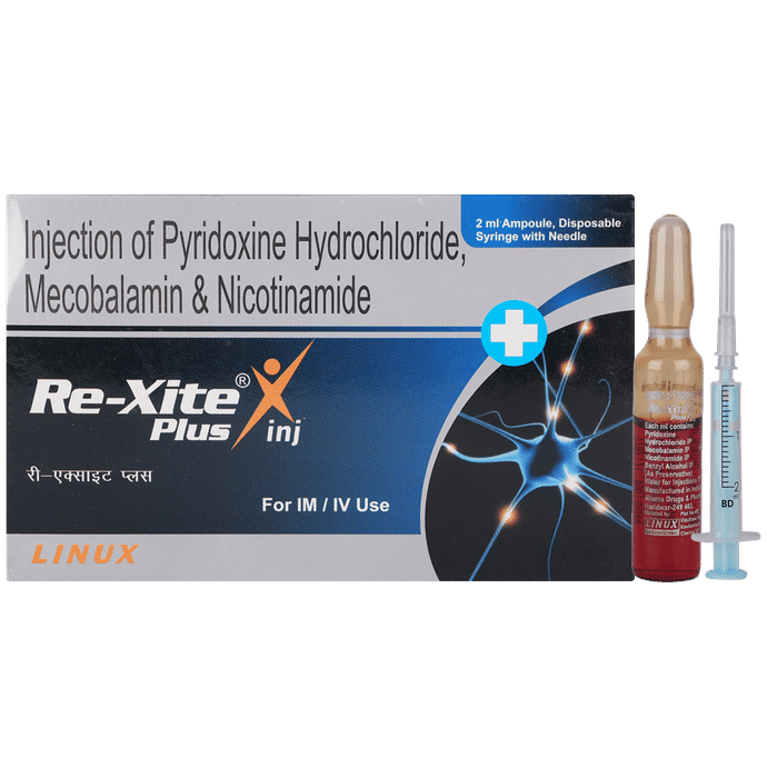 Rexite Plus 500mcg/50mg/50mg Injection
