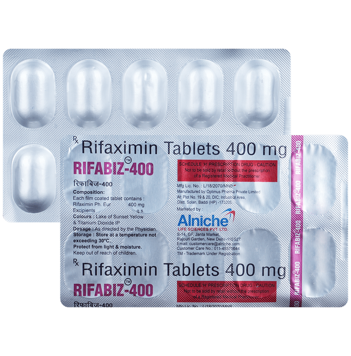 Rifabiz 400mg Tablet