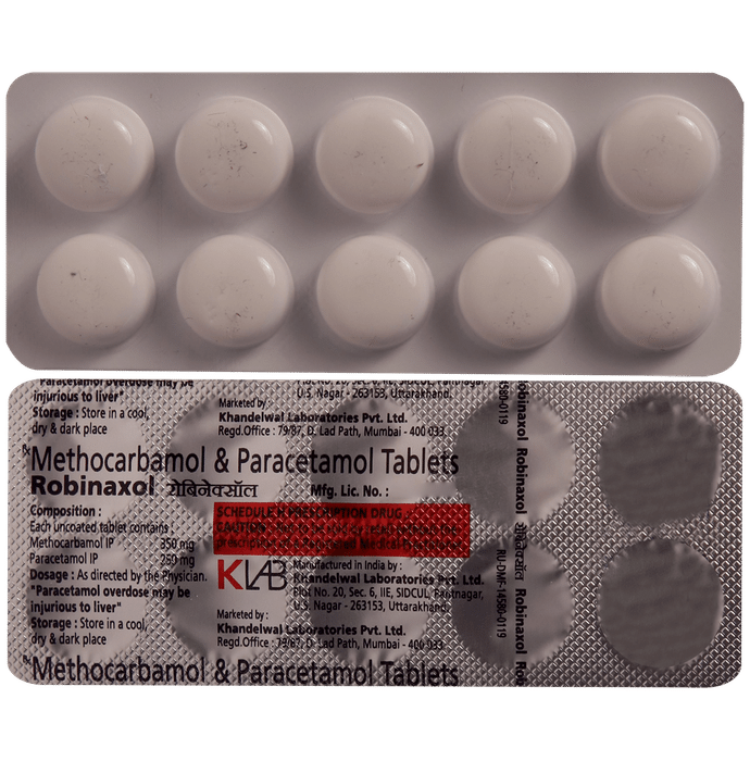 Robinaxol 350mg/250mg Tablet