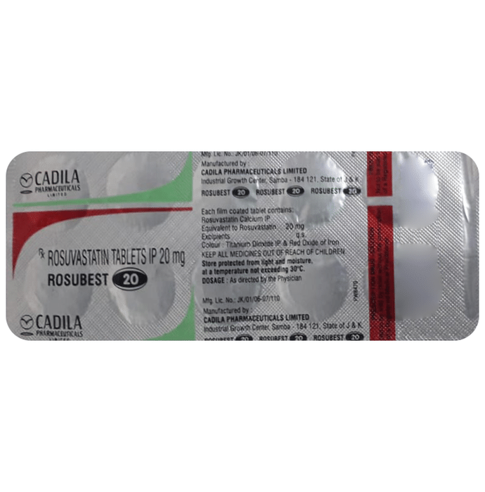 Rosubest 20 Tablet