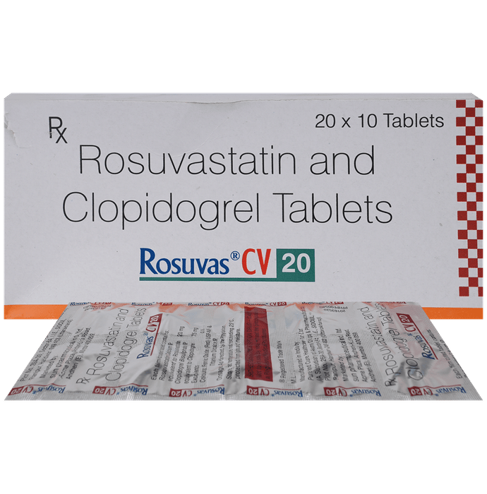 Rosuvas CV 20mg/75mg Tablet