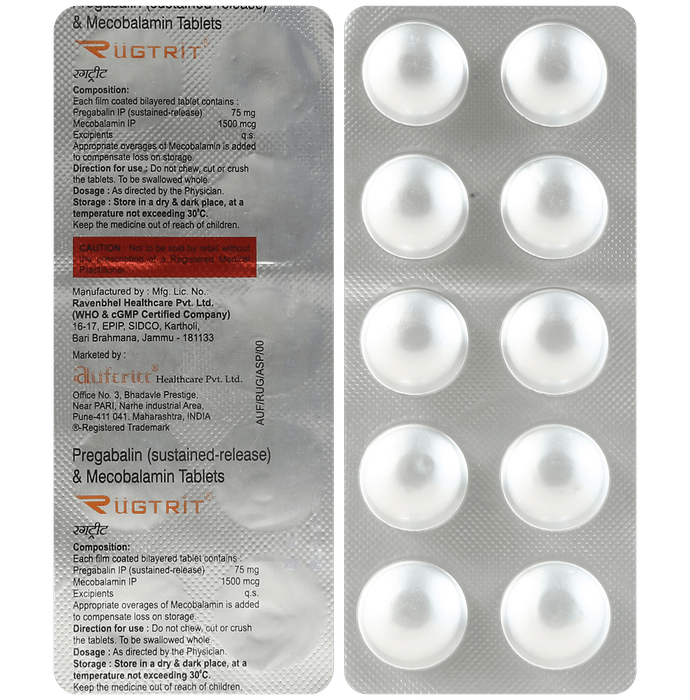 Rugtrit 1500mcg/75mg Tablet