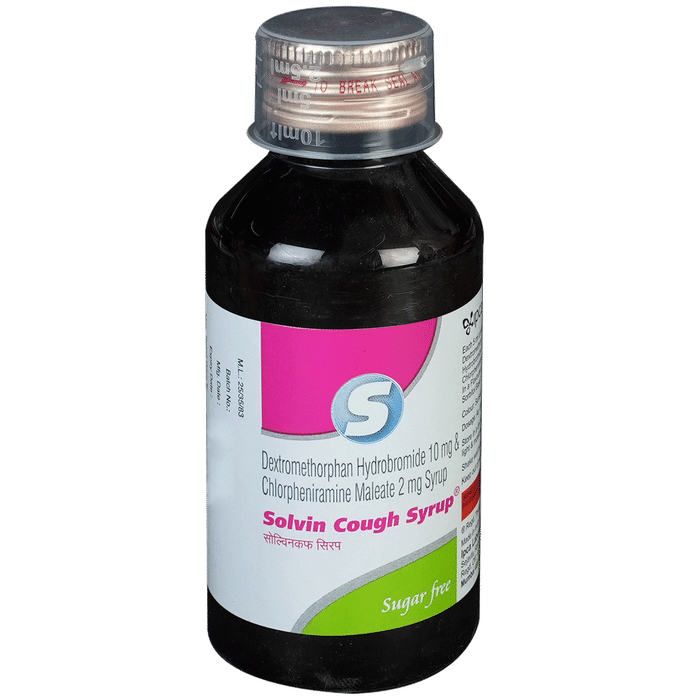 Solvin Cough Syrup Sugar Free