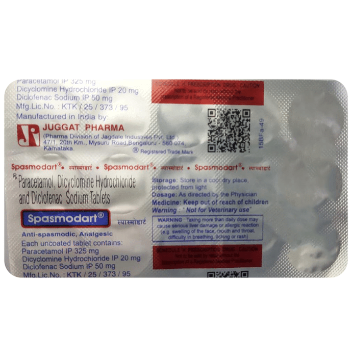 Spasmodart Tablet