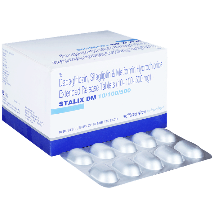 Stalix DM 10+500+100 Tablet ER