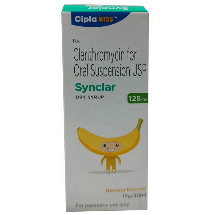 Synclar Paediatric Dry Syrup Banana