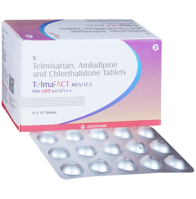 Telma ACT 40mg/5mg/12.5mg Tablet