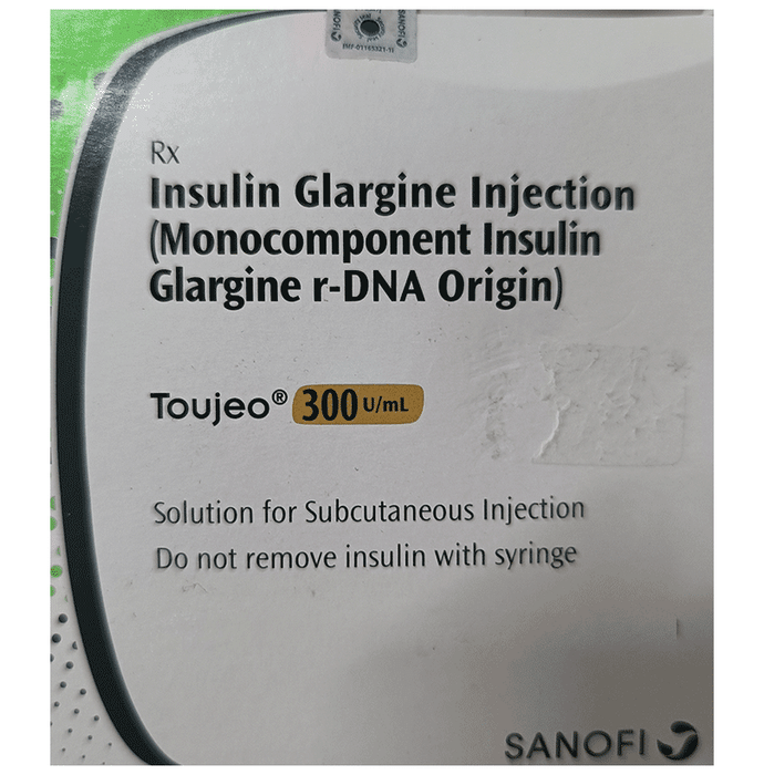 Toujeo 300U/ml Cartridge (1.5ml Each)