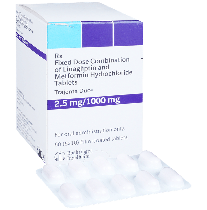 Trajenta Duo 2.5mg/1000mg Tablet