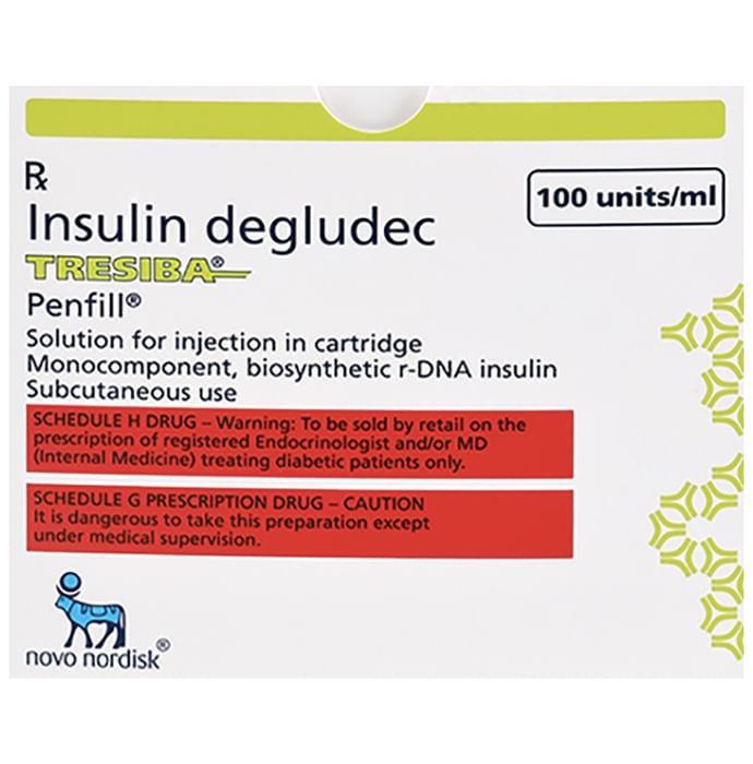 Tresiba 100 Units/ml Penfill (3ml Each)