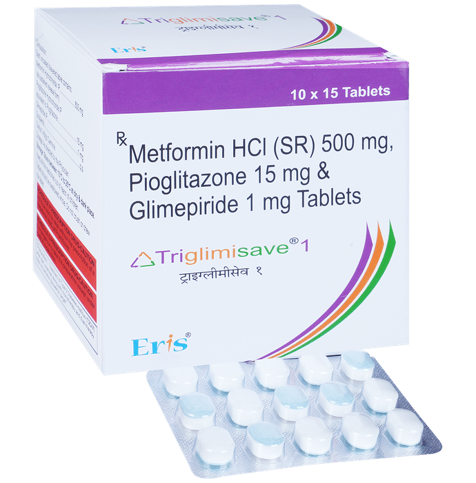 Triglimisave 1 Tablet SR