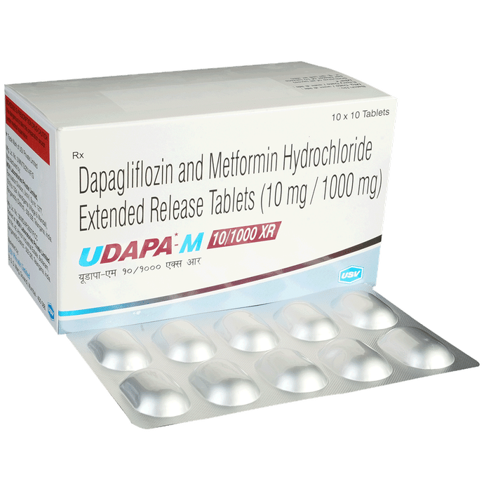 Udapa M 10/1000 XR Tablet