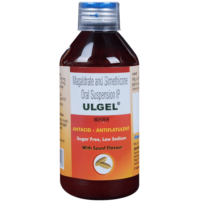 Ulgel Oral Suspension Saunf Sugar Free