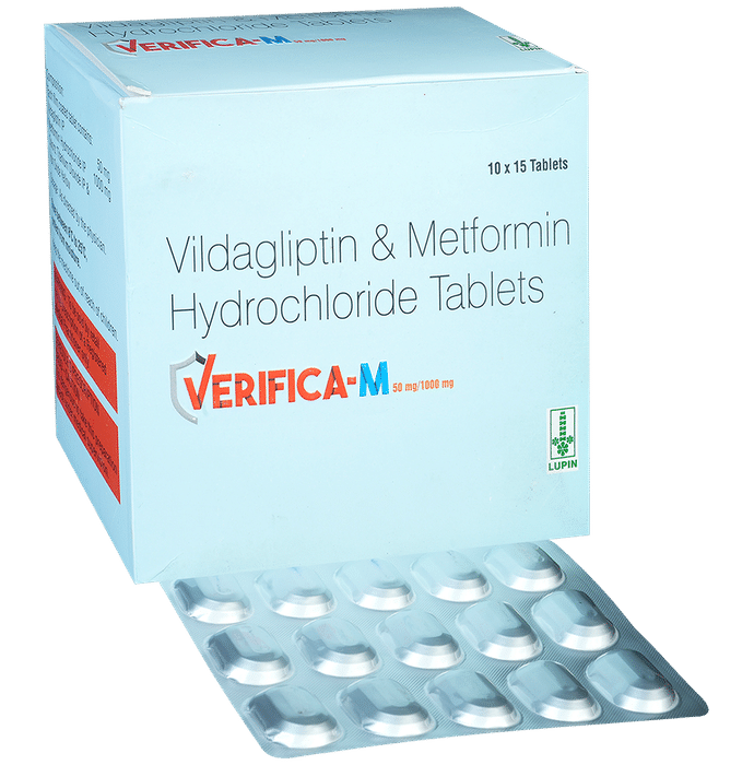 Verifica-M 1000mg/50mg Tablet