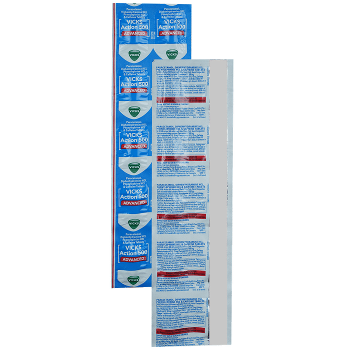 Vicks Action 500 Advanced Tablet