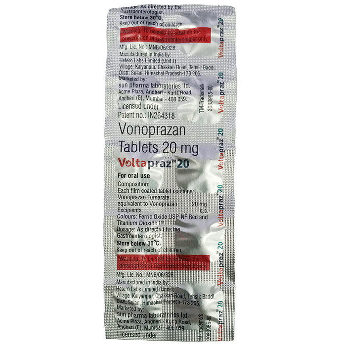 Voltapraz 20mg Tablet