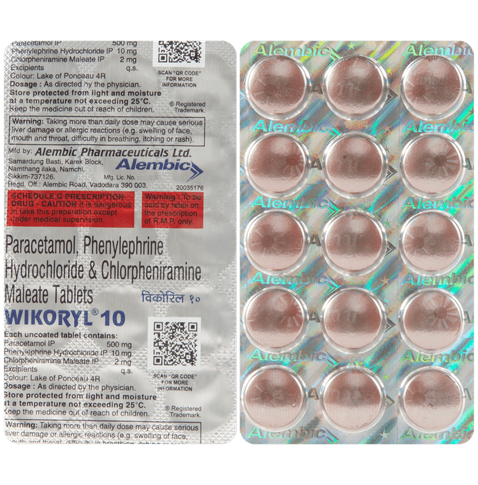 Wikoryl 10 Tablet