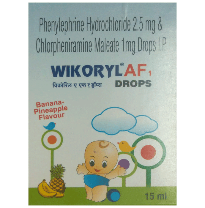 Wikoryl AF 1 Oral Drops Banana-Pineapple