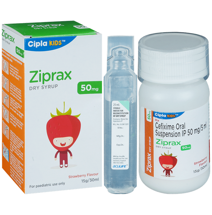 Ziprax 50mg Dry Syrup
