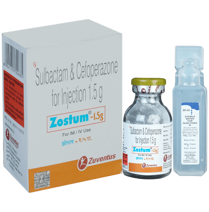 Zostum 1.5gm Injection